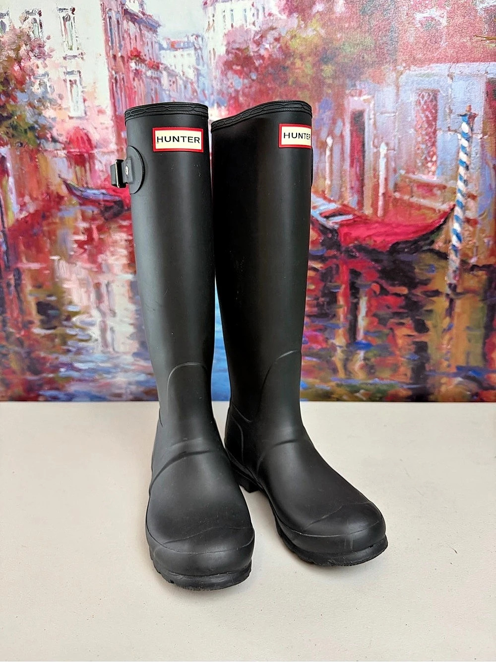 Hunter Original Tall Rain Boots Black
